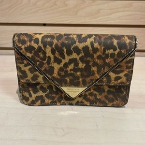 Women’s Rebecca Minkoff Leopard Print Crossbody Clutch Bag